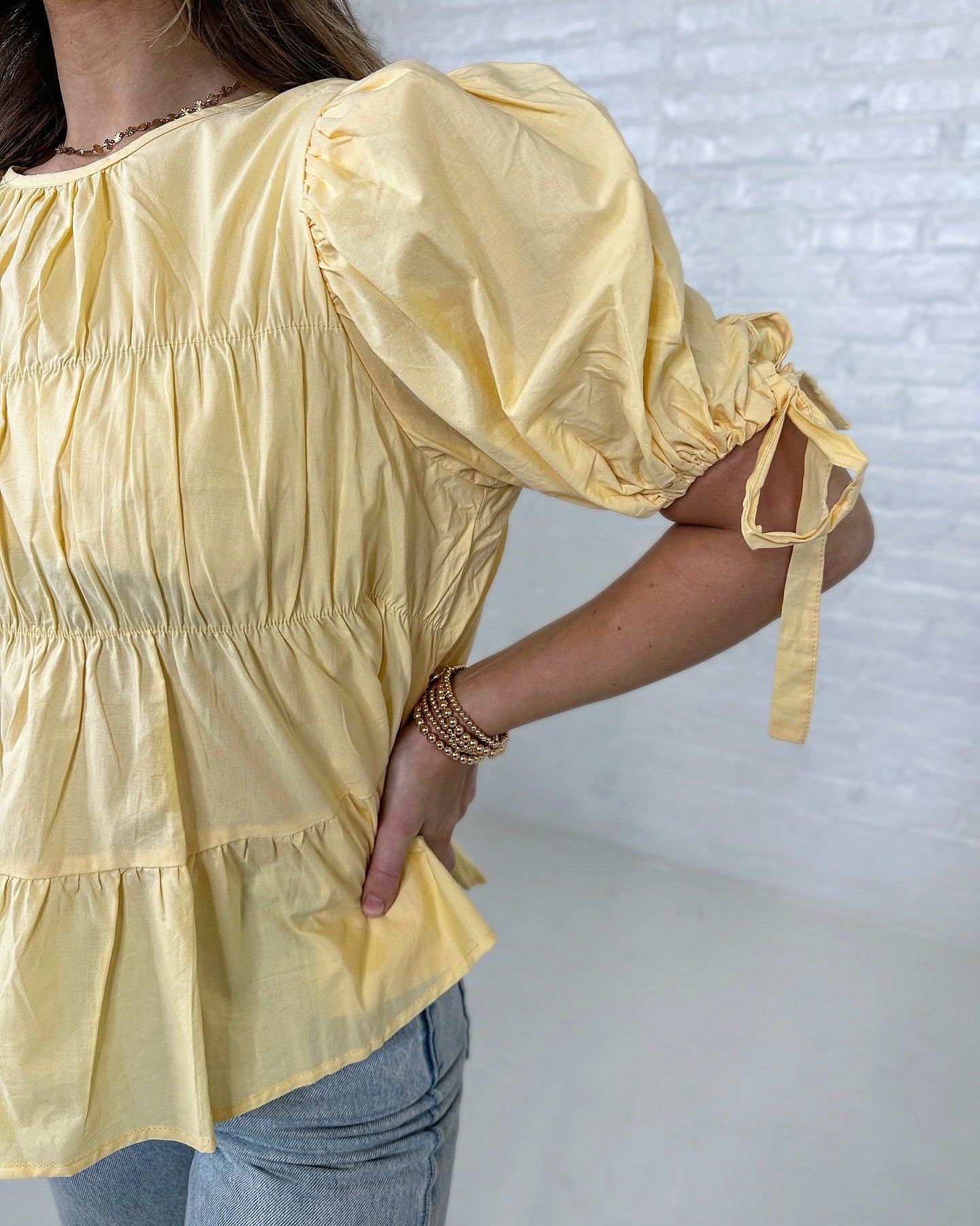 Marly Lemonade Top