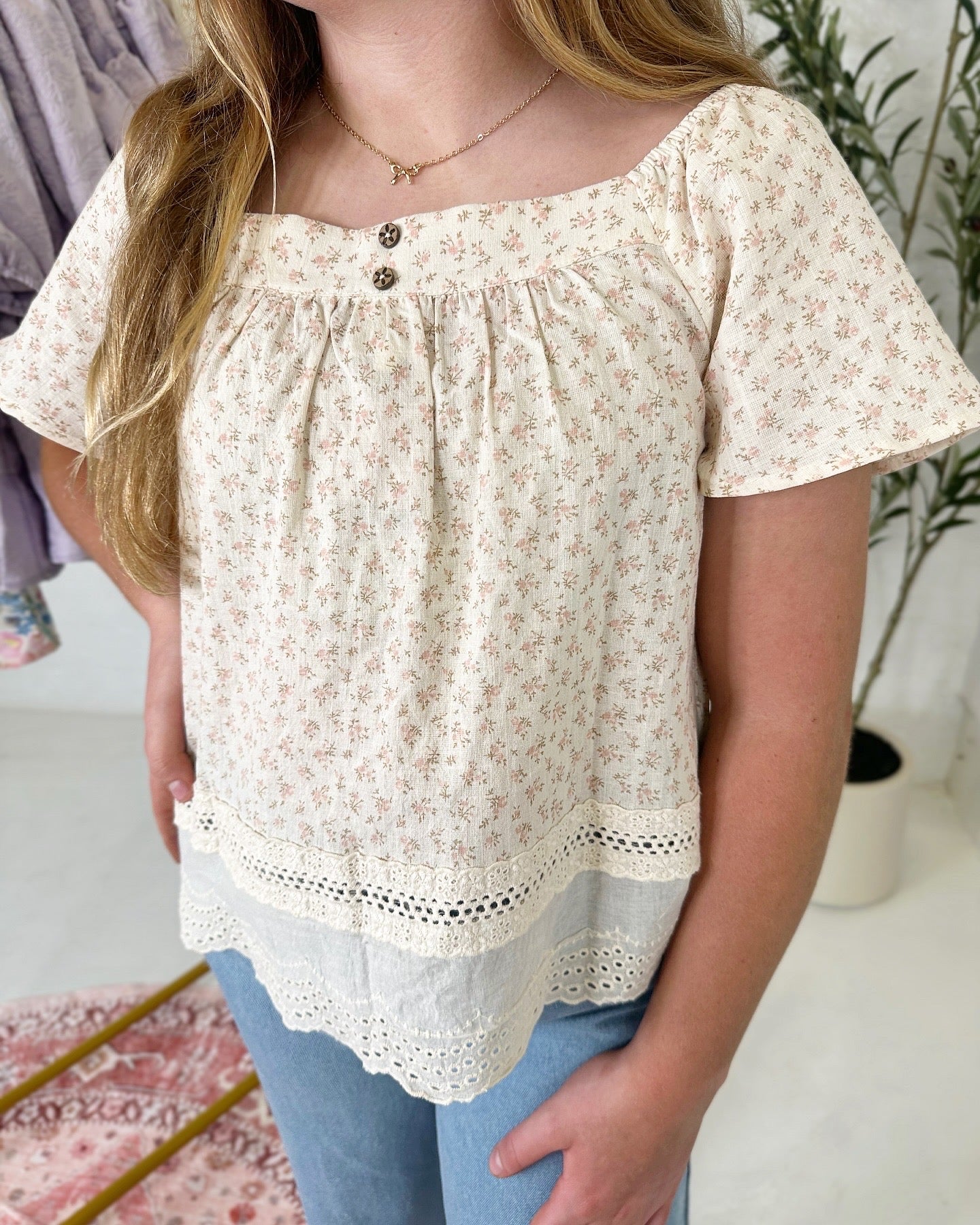 Bree Top in Floral