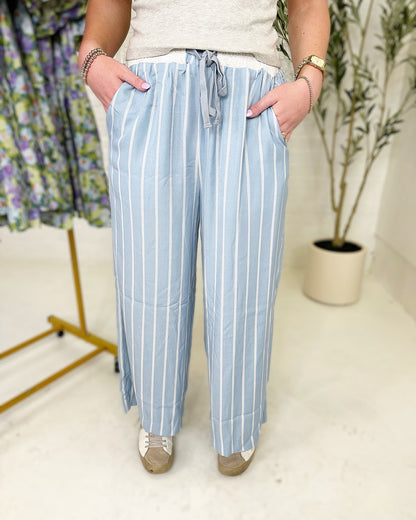 Alayna Stripe Cropped Pants