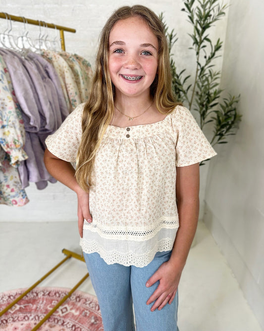 Bree Top in Floral