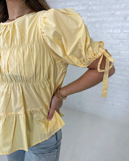 Marly Lemonade Top