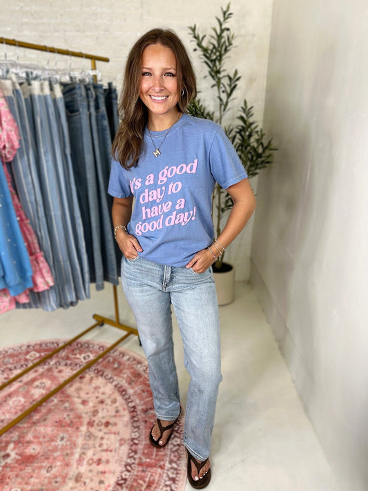 Fallon High Rise Crop Straight Jeans