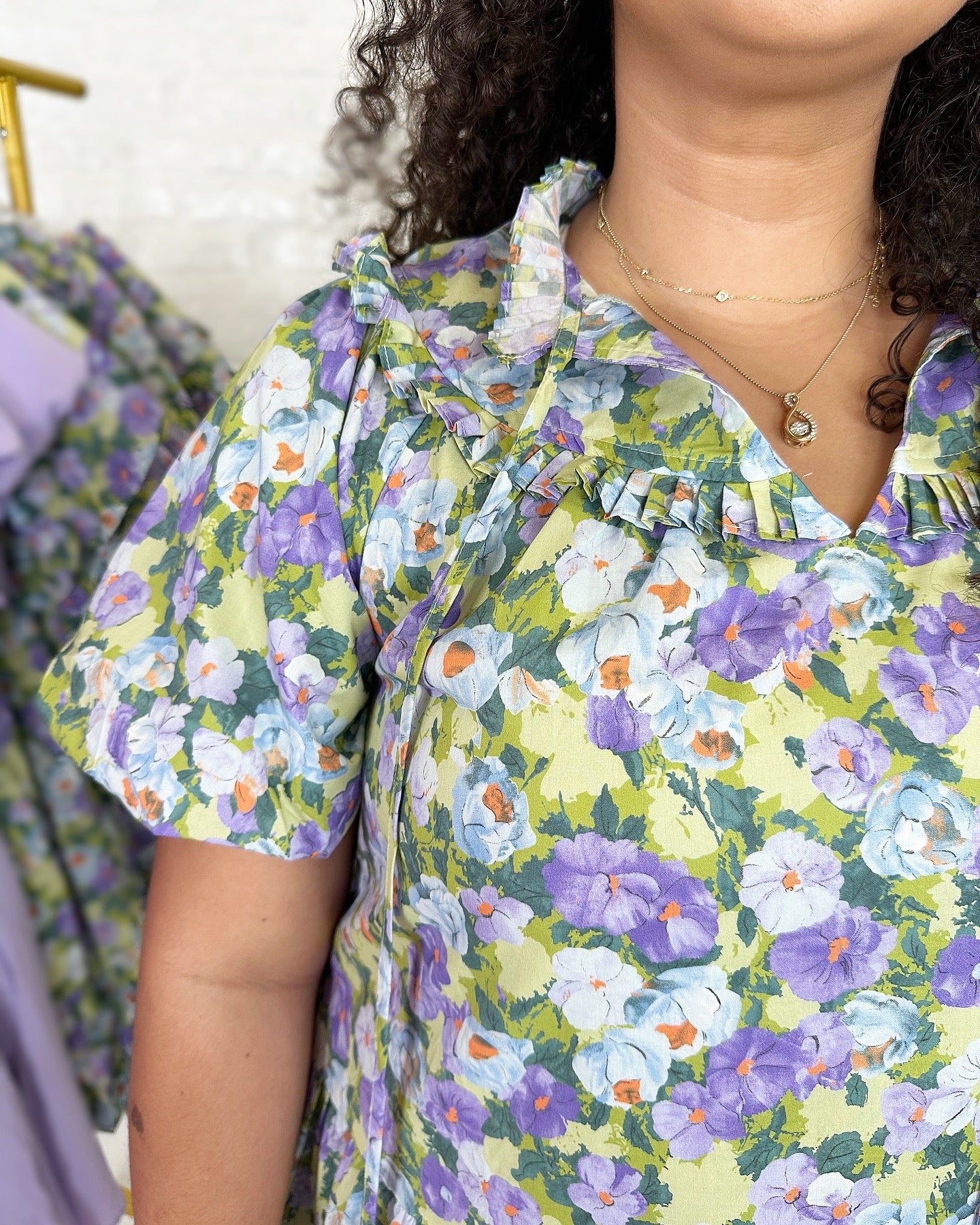 Marla Lavender Mini Dress