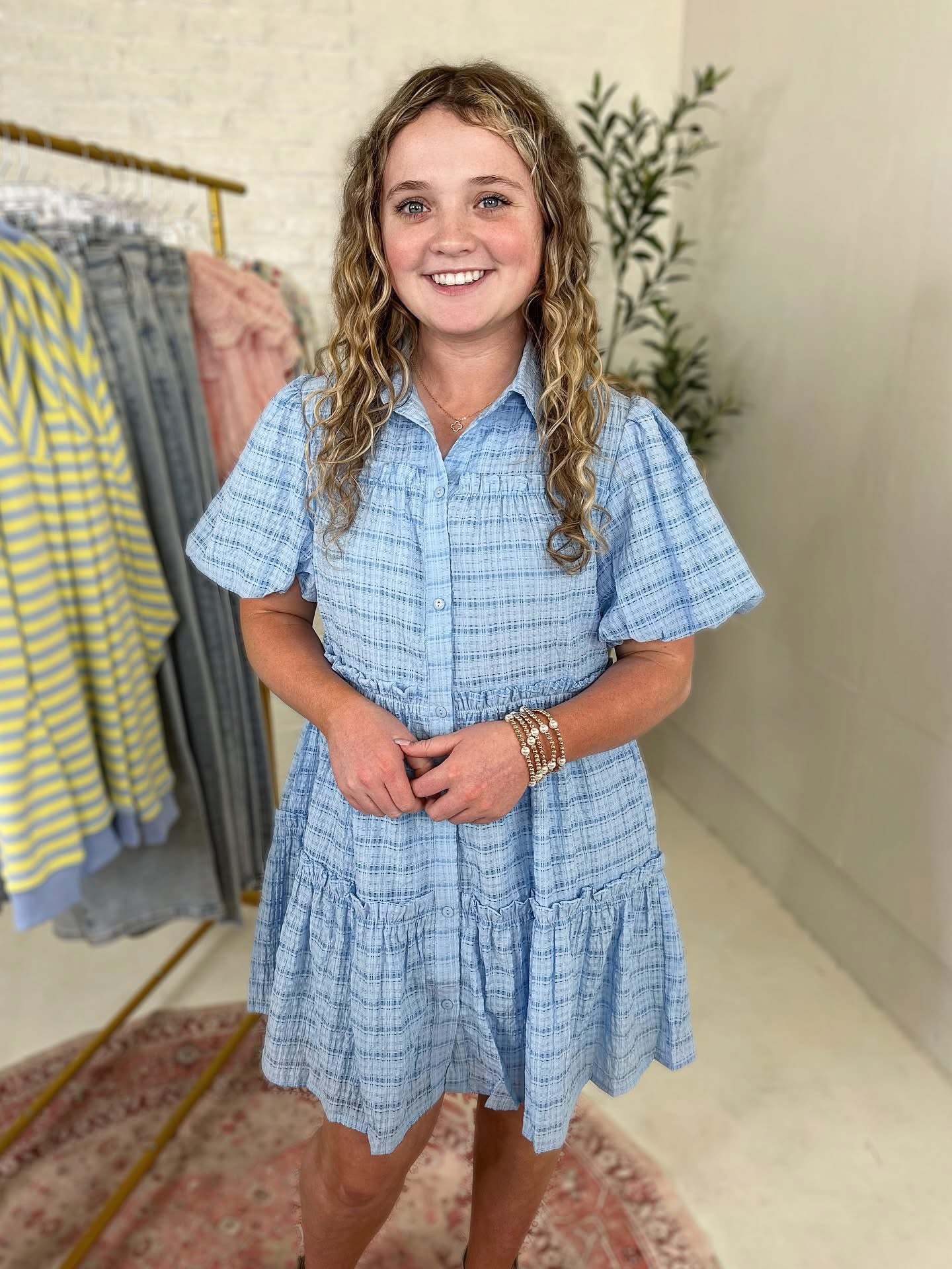 Marlee Dress in Blue