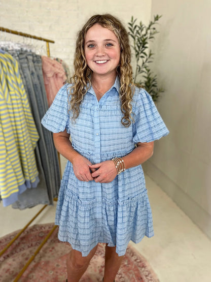 Marlee Dress in Blue