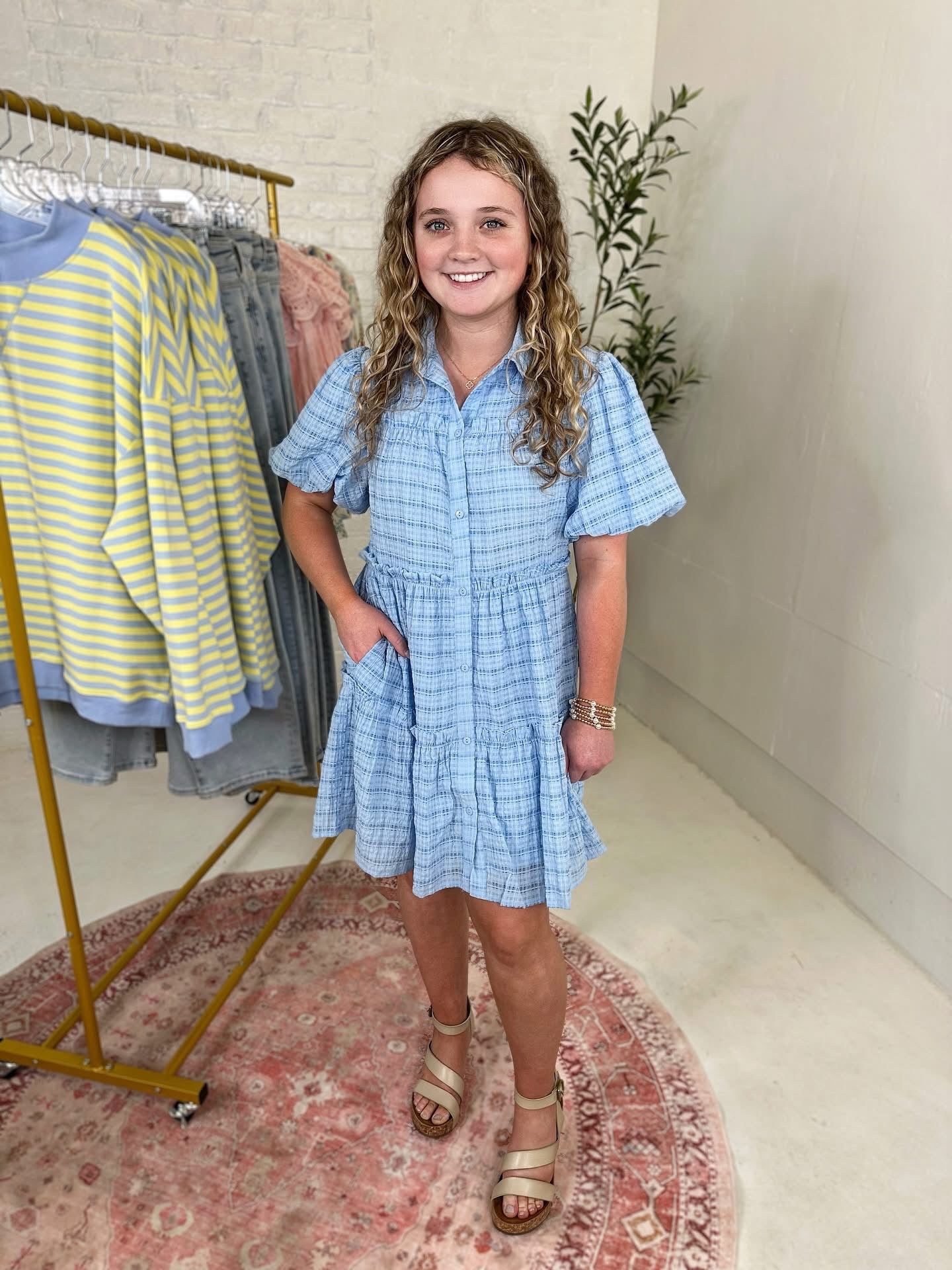 Marlee Dress in Blue