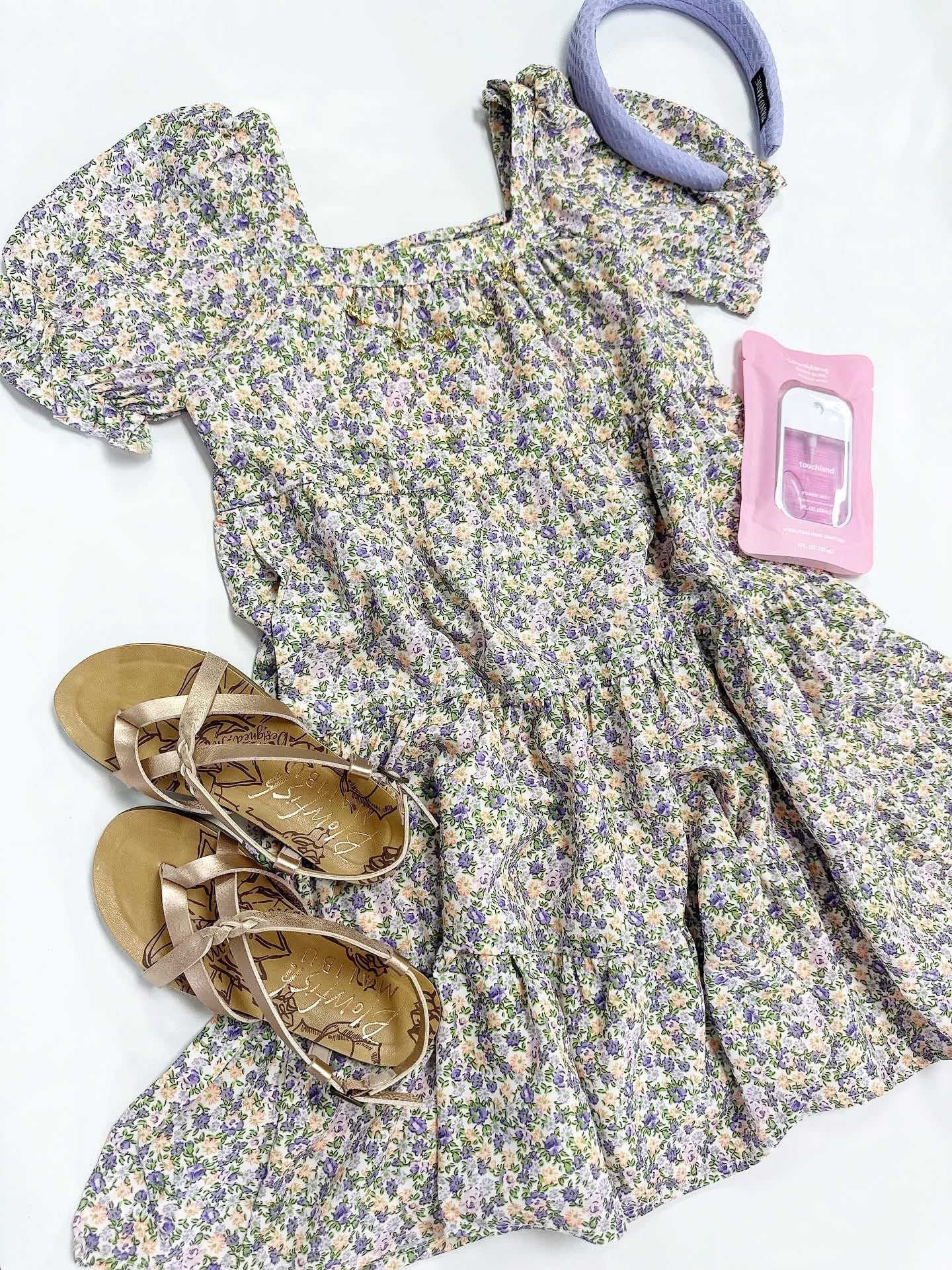 Abby Dress in Lavender Floral