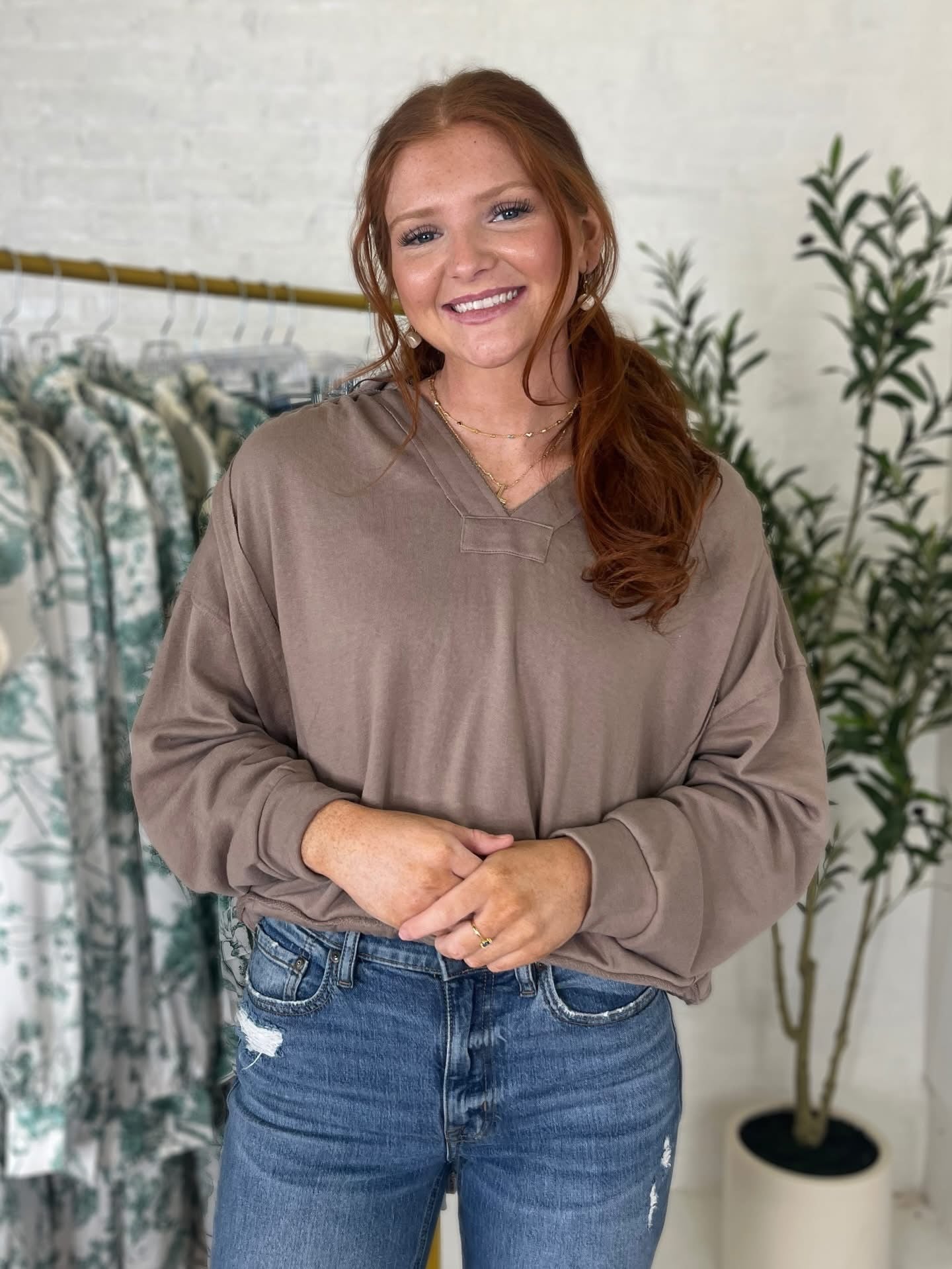 Presley Top in Cocoa