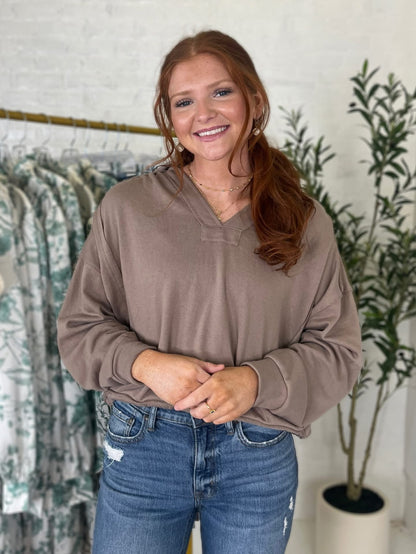 Presley Top in Cocoa