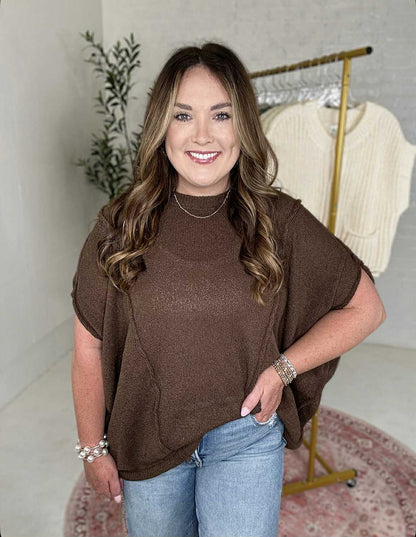 Emily Drop Shoulder Top