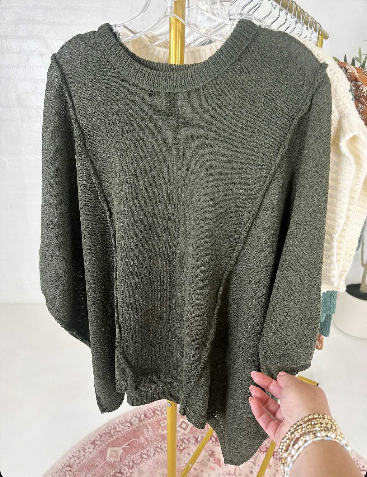 Emily Drop Shoulder Top