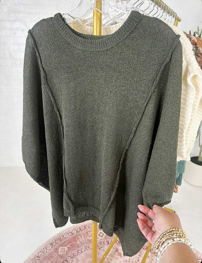 Emily Drop Shoulder Top