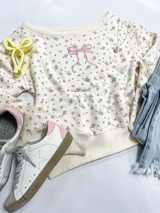 Created for Great Things Sweatshirt Pink Floral